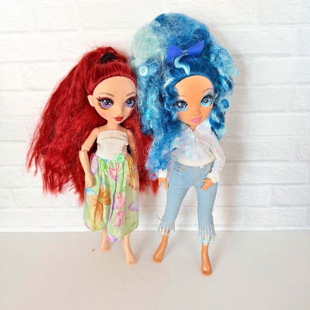 MGA Rainbow High Doll Set of 2 Skylar Bradshaw Ruby Anderson 11" Fashion
